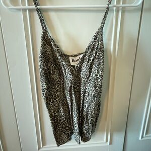 Rouje leopard top - size 4